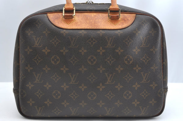 Authentic Louis Vuitton Monogram Deauville Hand Bag M47270 LV K5143