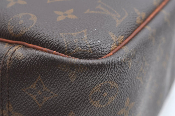 Authentic Louis Vuitton Monogram Deauville Hand Bag M47270 LV K5143