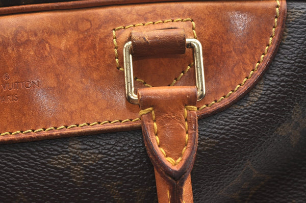 Authentic Louis Vuitton Monogram Deauville Hand Bag M47270 LV K5143