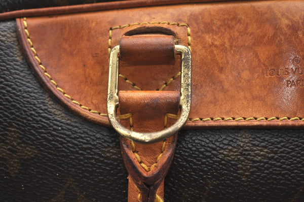 Authentic Louis Vuitton Monogram Deauville Hand Bag M47270 LV K5143