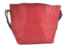 Authentic Louis Vuitton Epi Petit Noe Shoulder Drawstring Bag M44107 Red K5145