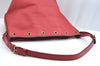Authentic Louis Vuitton Epi Petit Noe Shoulder Drawstring Bag M44107 Red K5145