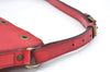 Authentic Louis Vuitton Epi Petit Noe Shoulder Drawstring Bag M44107 Red K5145