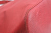 Authentic Louis Vuitton Epi Petit Noe Shoulder Drawstring Bag M44107 Red K5145