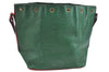 Auth Louis Vuitton Epi Petit Noe Bi-color Green x Red Drawstring Bag Junk K5146