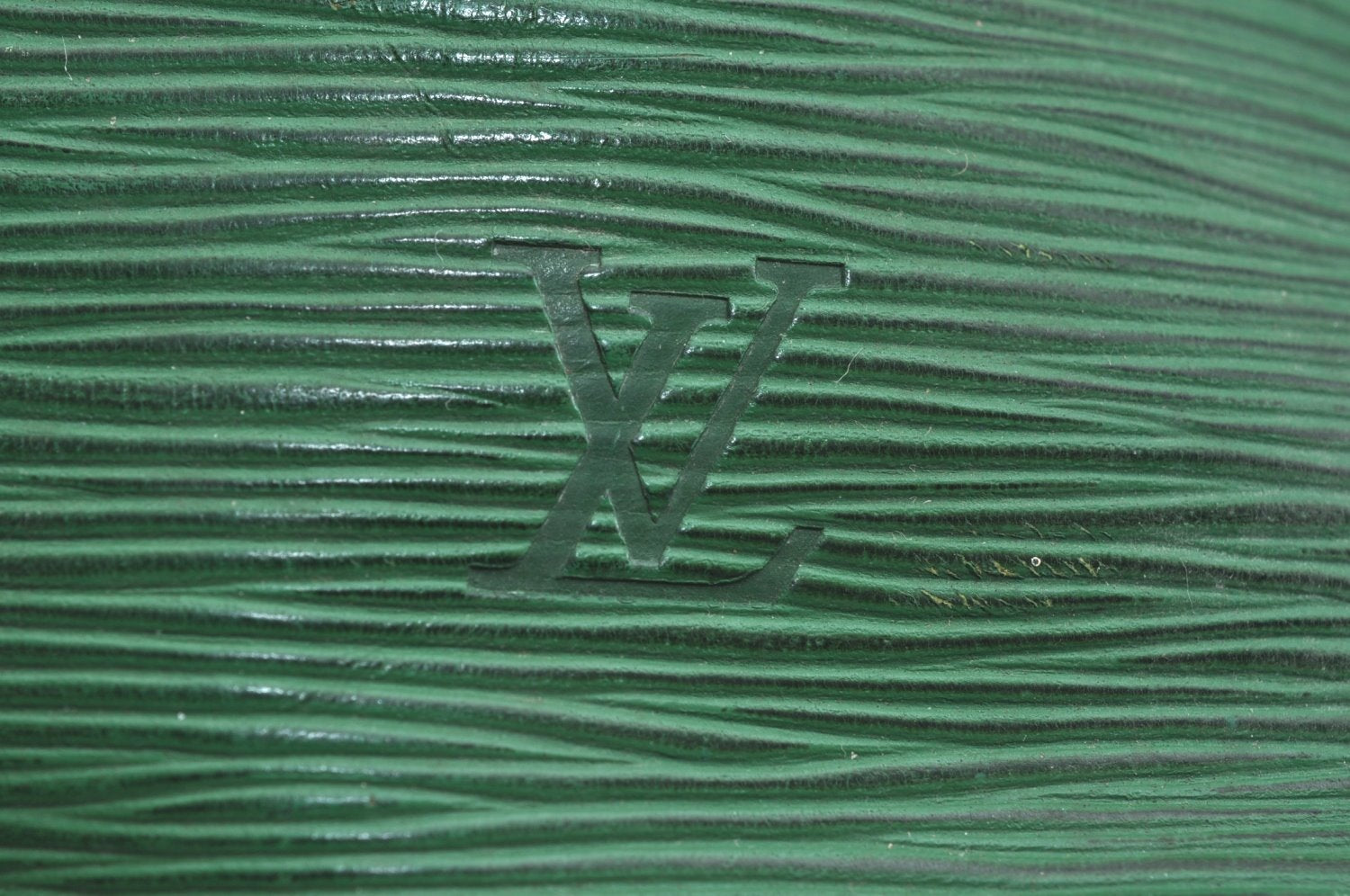 Auth Louis Vuitton Epi Petit Noe Bi-color Green x Red Drawstring Bag Junk K5146