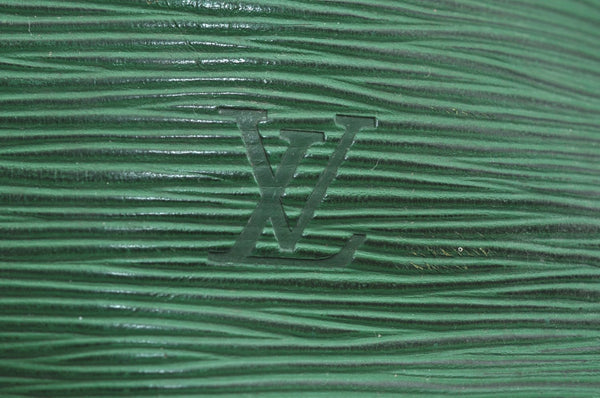 Auth Louis Vuitton Epi Petit Noe Bi-color Green x Red Drawstring Bag Junk K5146