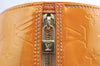 Authentic Louis Vuitton Vernis Bedford Hand Bag Yellow Beige M91006 LV K5148