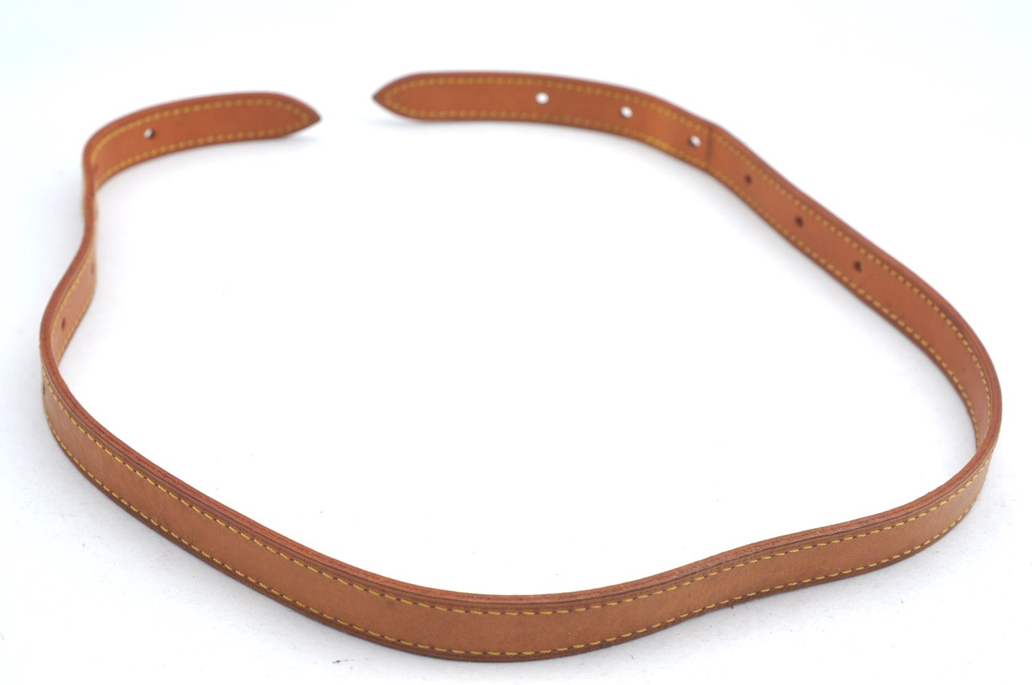 Auth Louis Vuitton Leather Shoulder Strap For Bucket GM 31.9