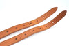 Auth Louis Vuitton Leather Shoulder Strap For Bucket GM 31.9" Beige 2Set K5152