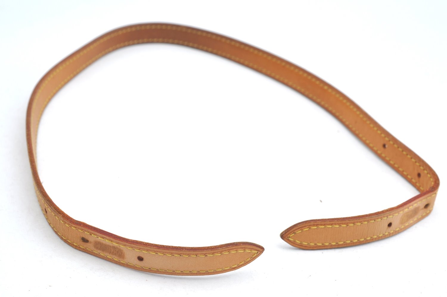 Auth Louis Vuitton Leather Shoulder Strap For Bucket GM 31.9