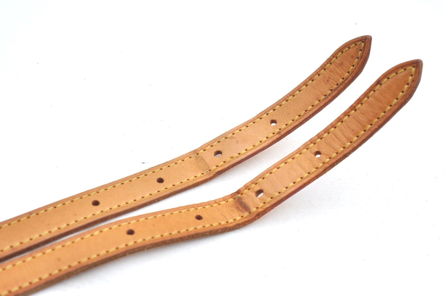 Auth Louis Vuitton Leather Shoulder Strap For Bucket GM 31.9