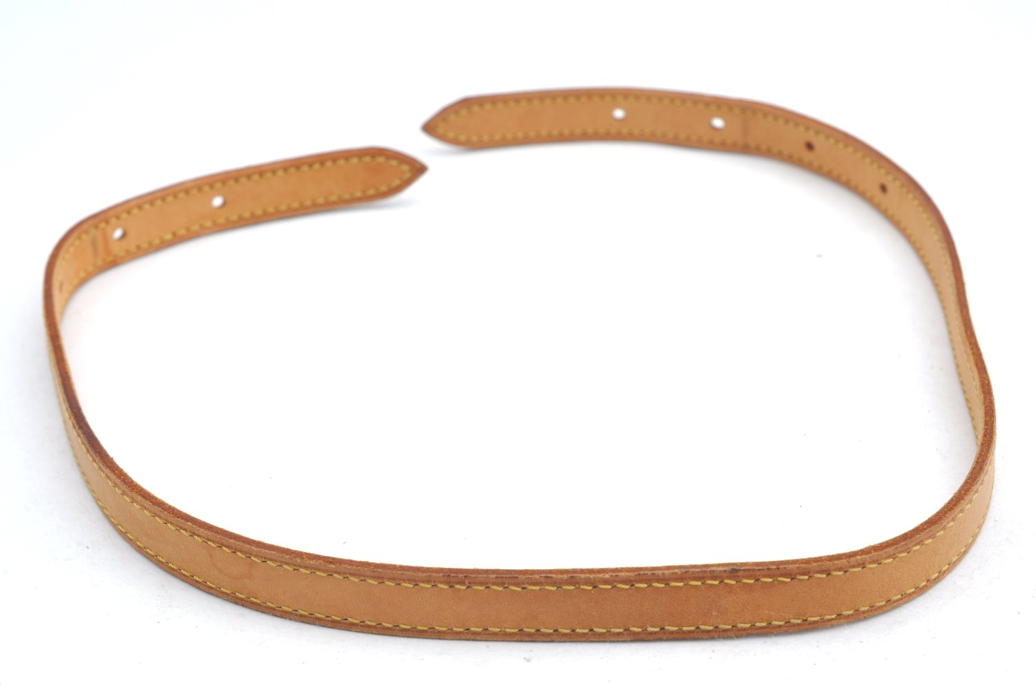 Auth Louis Vuitton Leather Shoulder Strap For Bucket GM 31.9