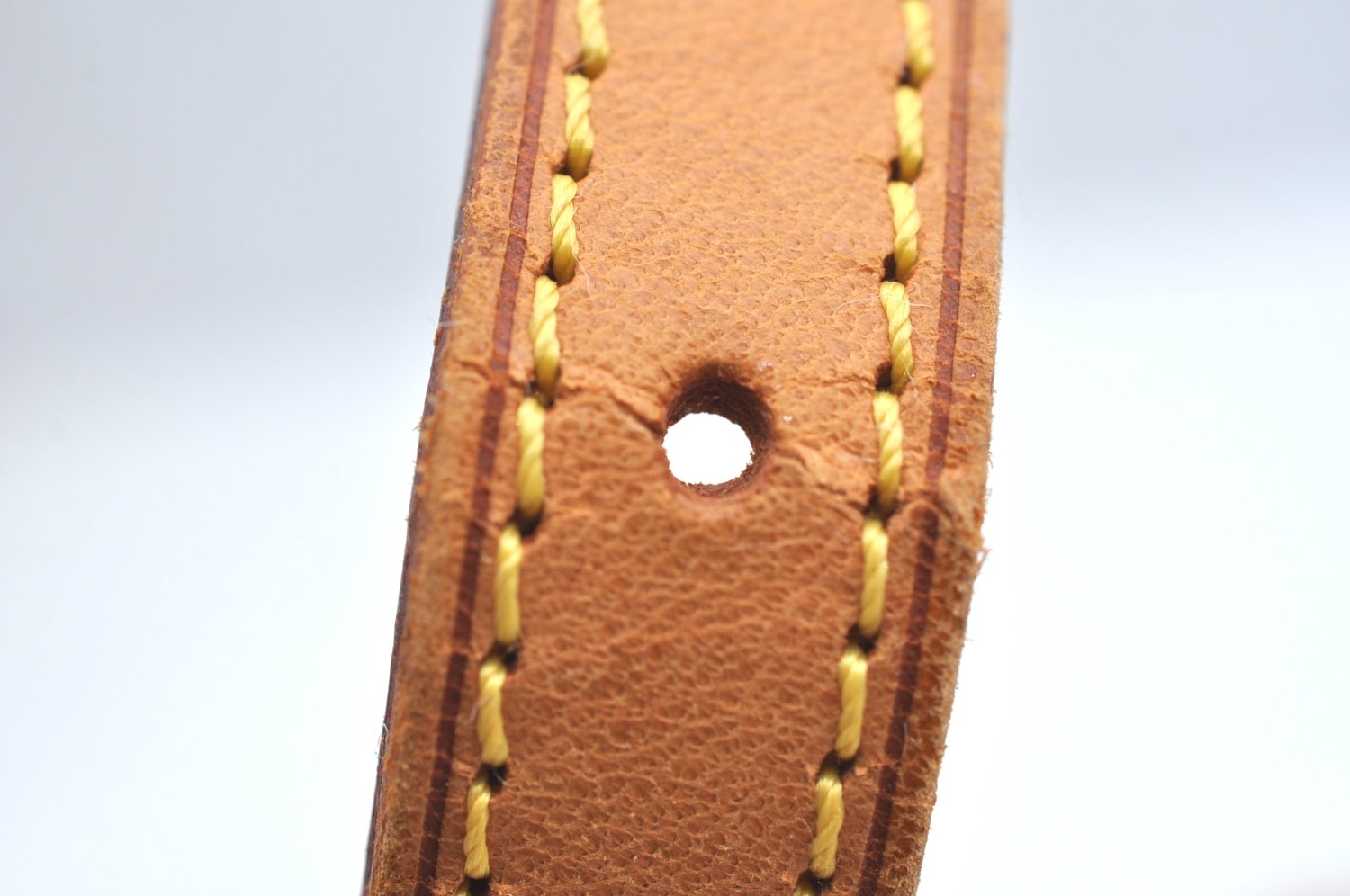 Authentic Louis Vuitton Leather Shoulder Strap For Bucket PM 27.6