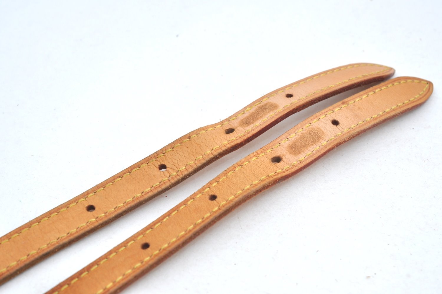 Auth Louis Vuitton Leather Shoulder Strap For Bucket PM 27.6