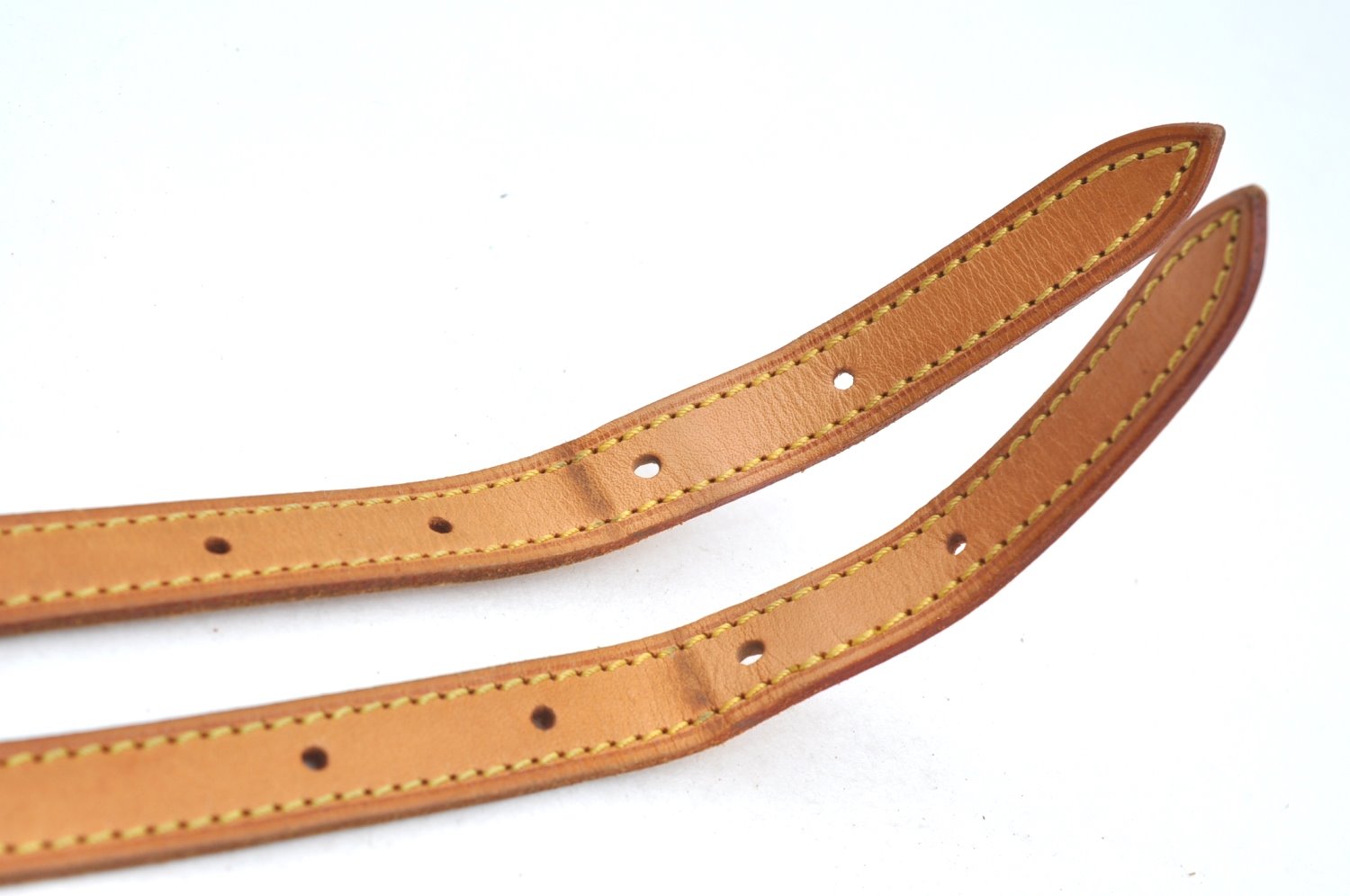 Auth Louis Vuitton Leather Shoulder Strap For Bucket PM 27.6