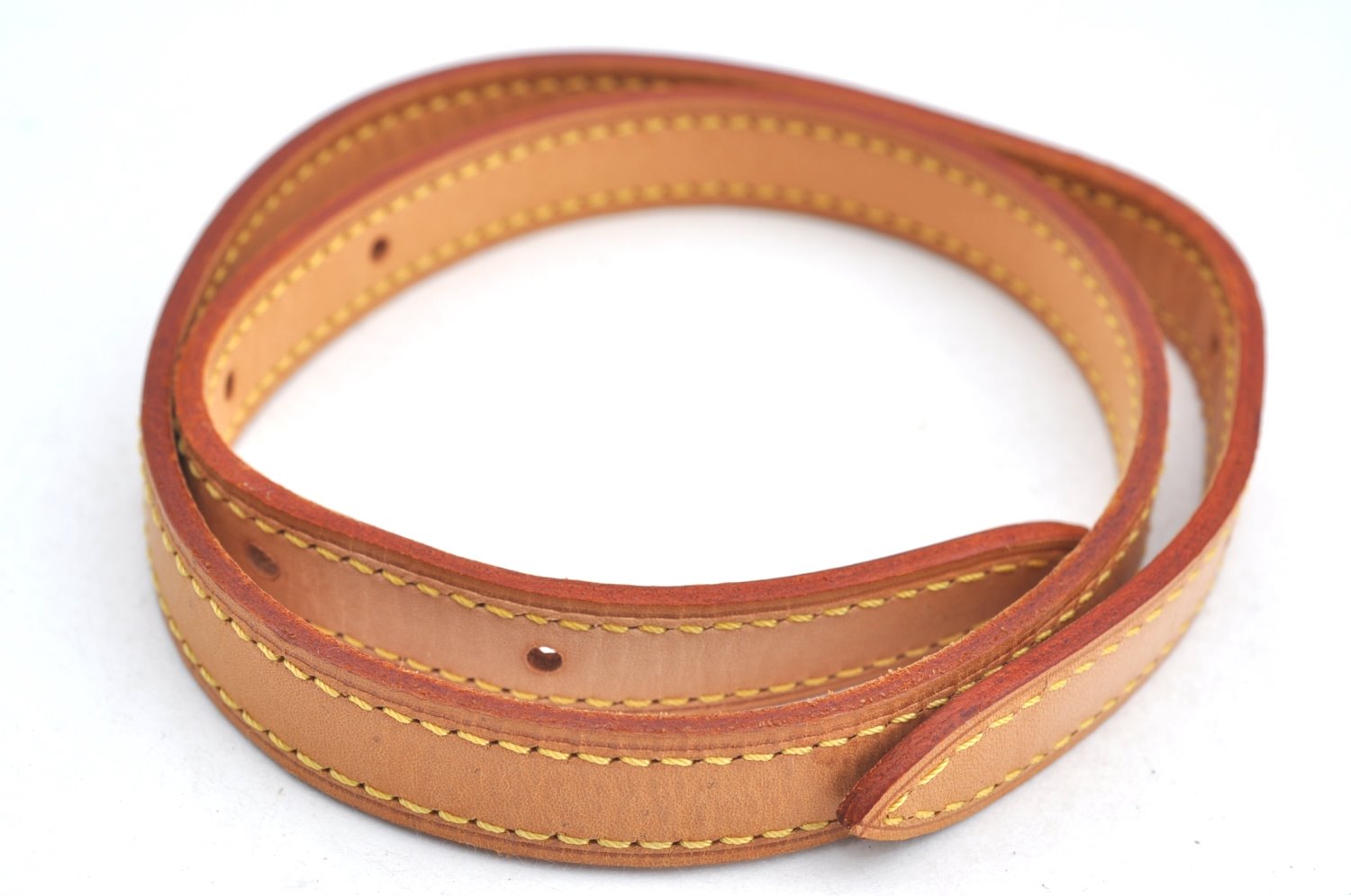 Auth Louis Vuitton Leather Shoulder Strap For Bucket PM 27.6