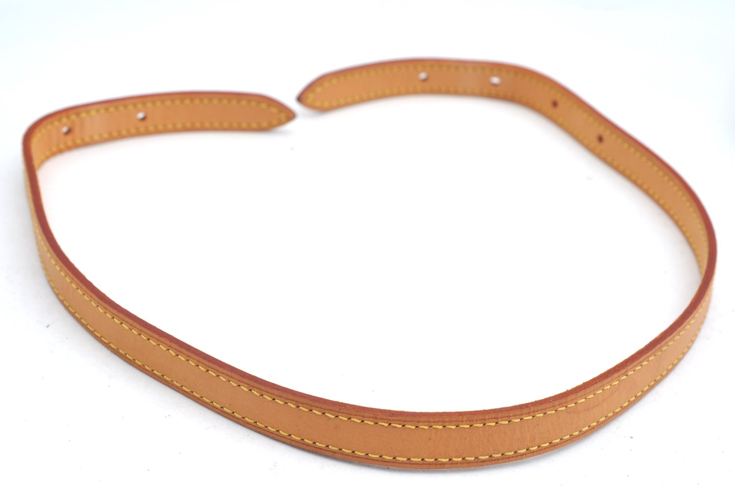 Auth Louis Vuitton Leather Shoulder Strap For Bucket PM 27.6