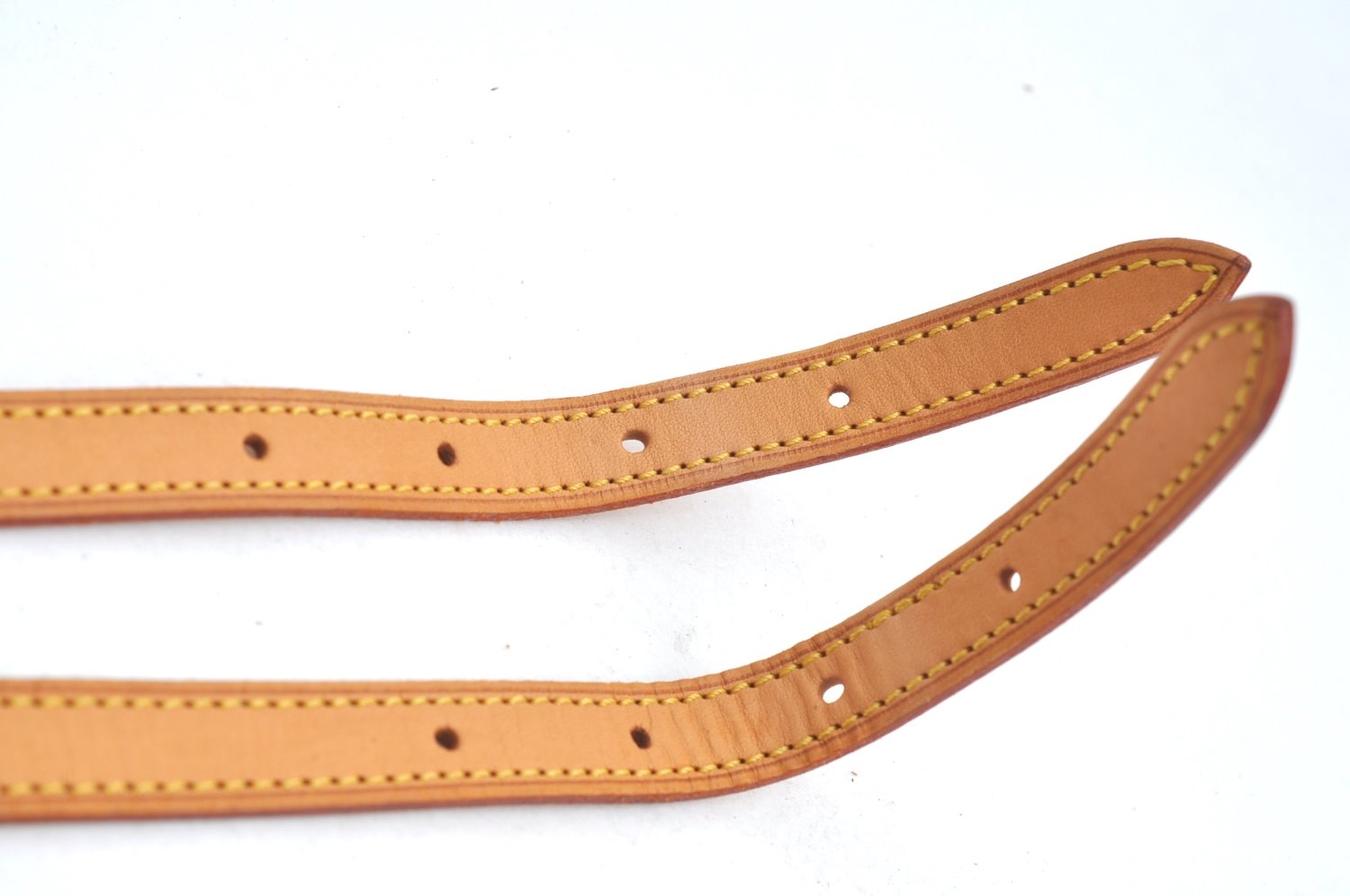 Auth Louis Vuitton Leather Shoulder Strap For Bucket PM 27.6