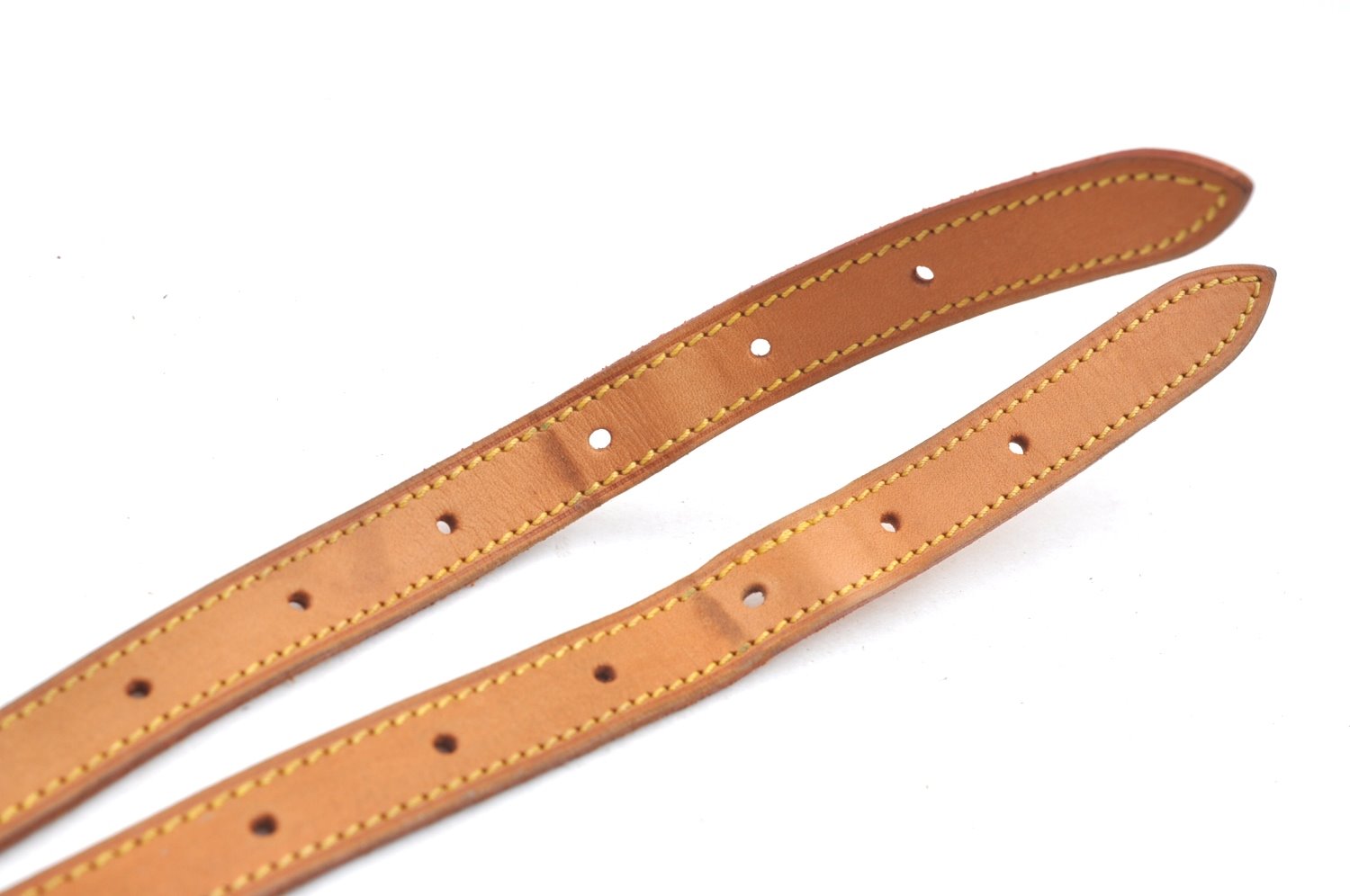 Auth Louis Vuitton Leather Shoulder Strap For Bucket GM 31.9