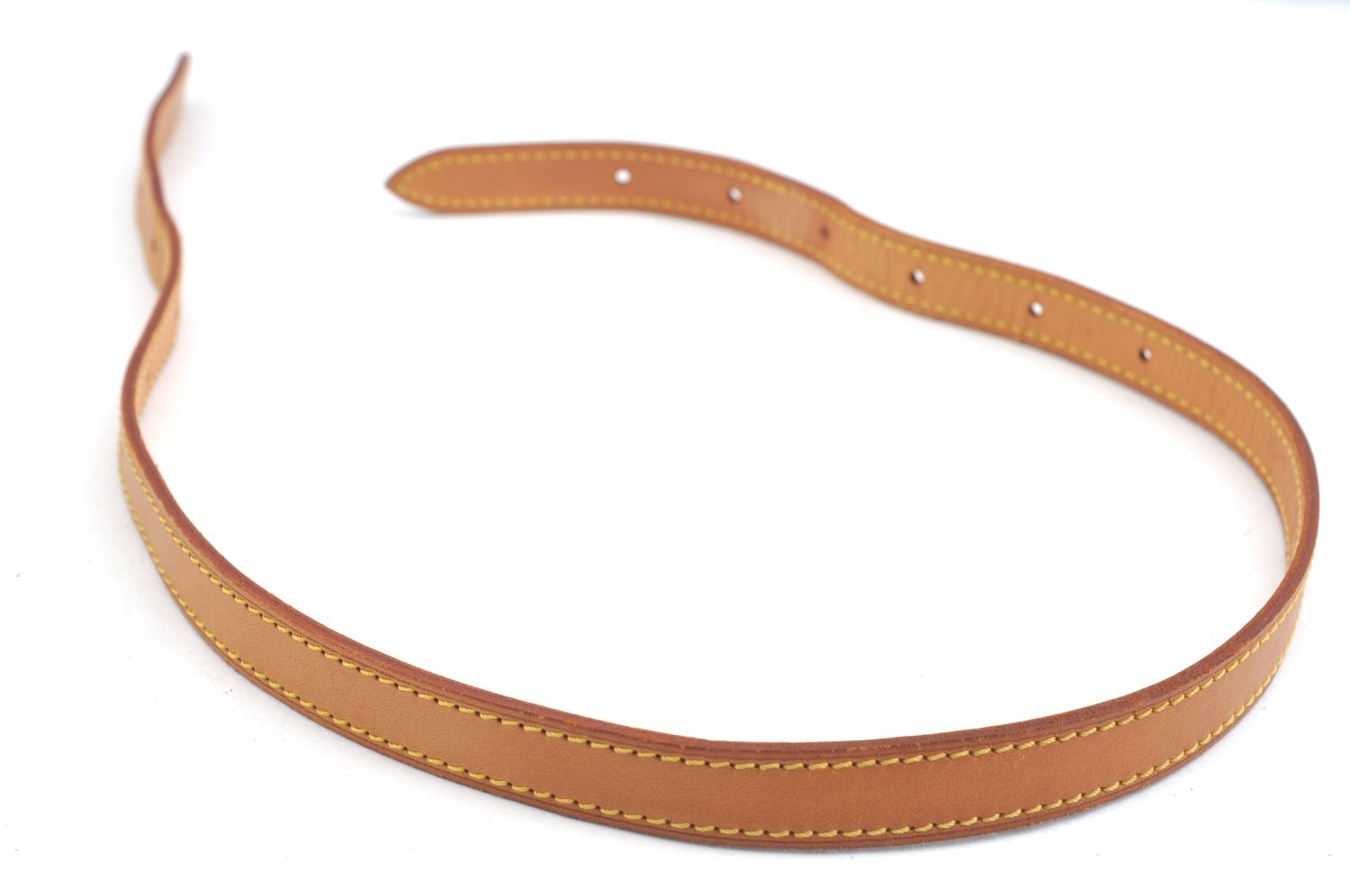 Auth Louis Vuitton Leather Shoulder Strap For Bucket GM 31.9