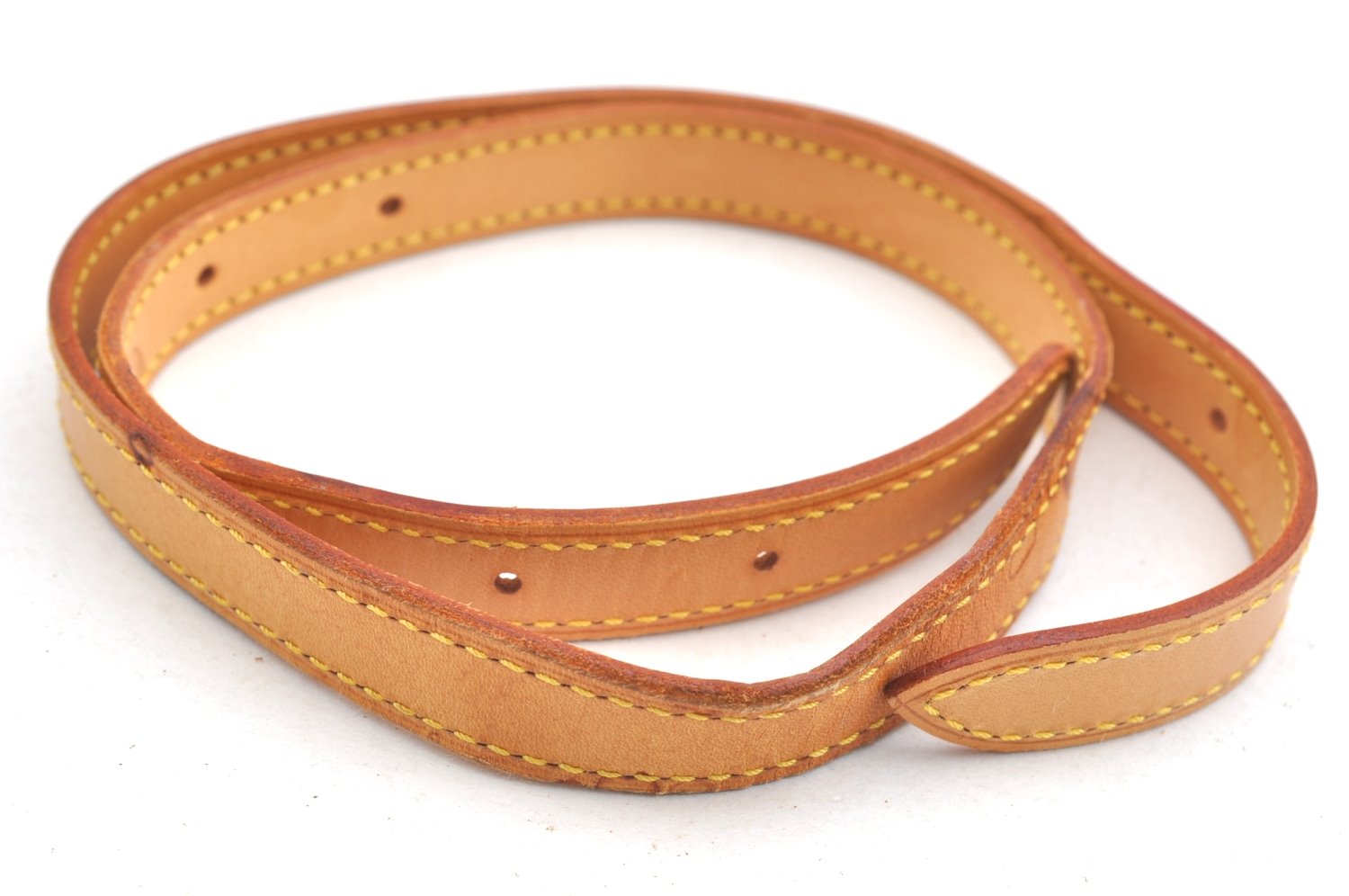 Authentic Louis Vuitton Leather Shoulder Strap For Bucket GM 31.9