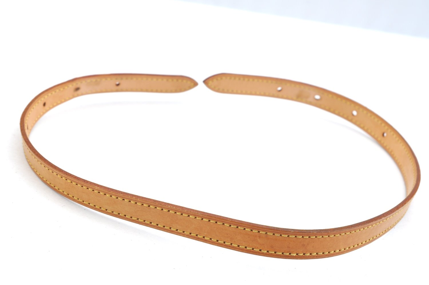 Auth Louis Vuitton Leather Shoulder Strap For Bucket PM 27.6