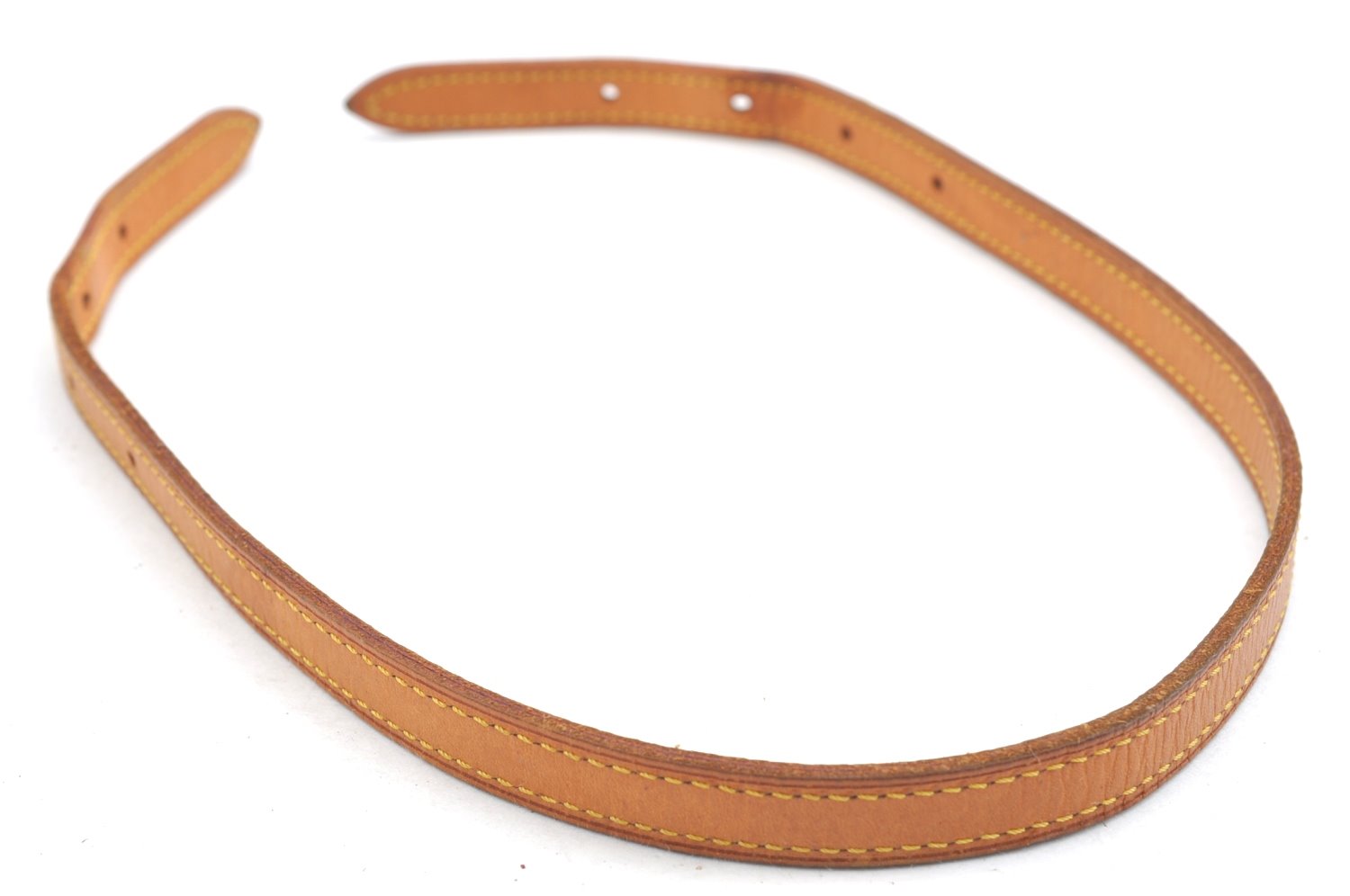 Auth Louis Vuitton Leather Shoulder Strap For Bucket PM 27.6