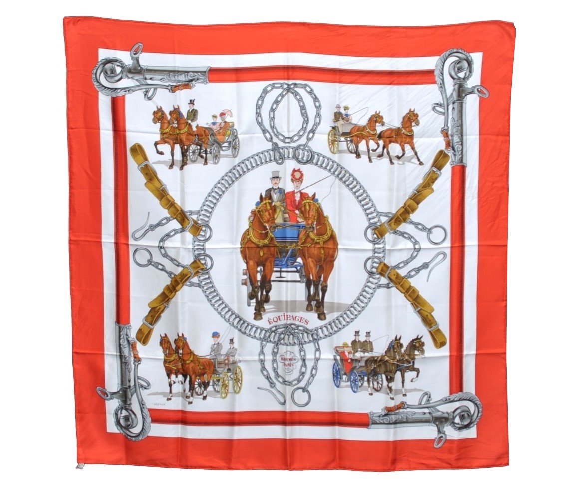 Authentic HERMES Carre 90 Scarf 