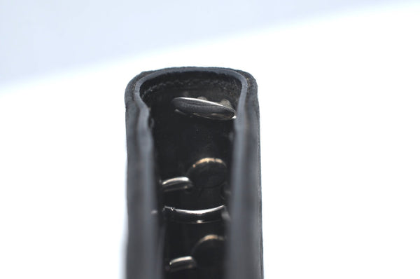 Authentic GUCCI Notebook Cover GG Nylon Leather Black K5173