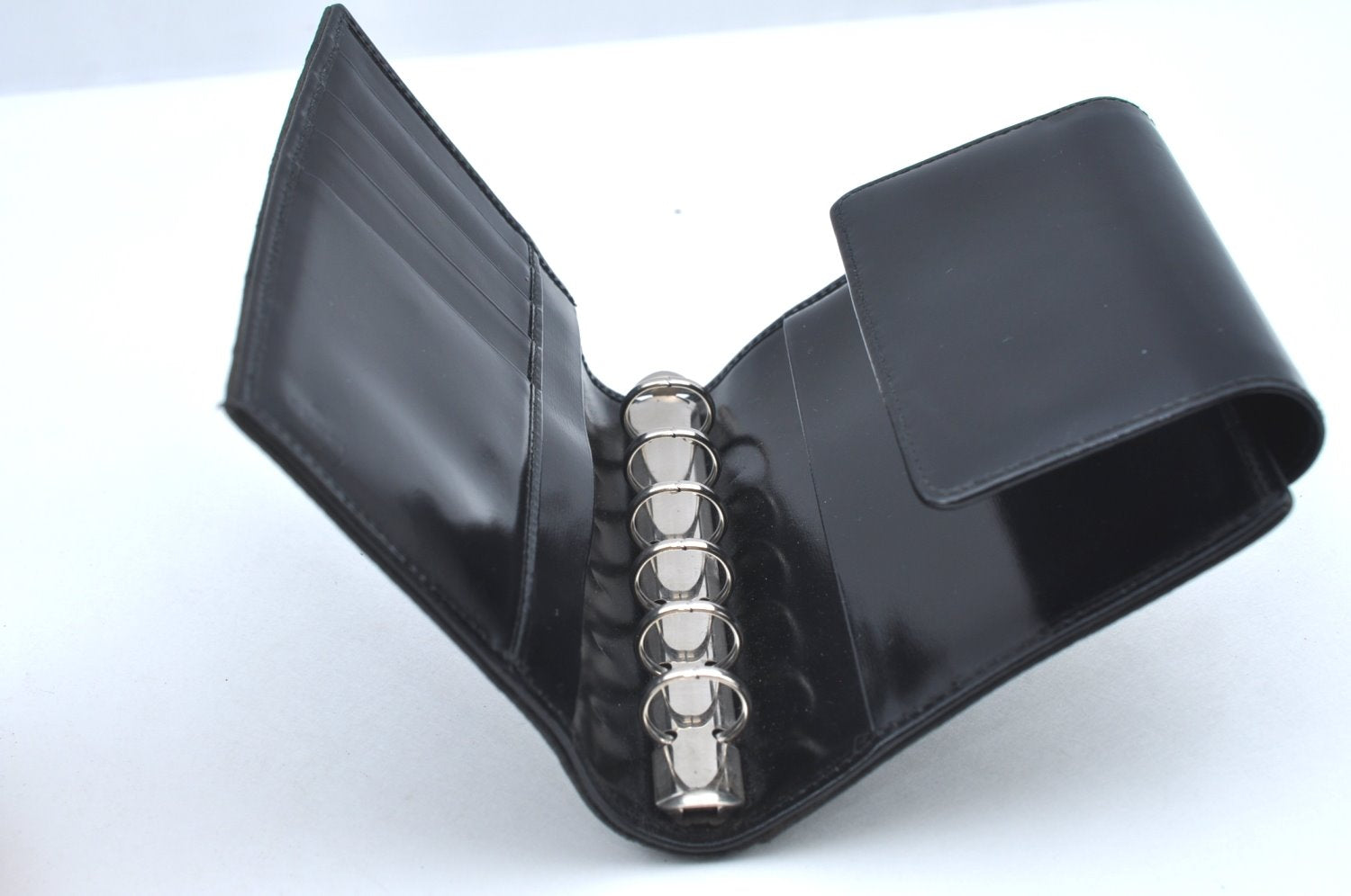 Authentic GUCCI Notebook Cover GG Nylon Leather Black K5173