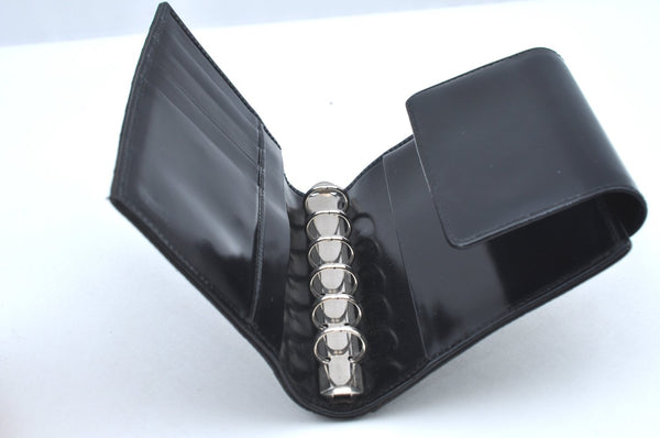 Authentic GUCCI Notebook Cover GG Nylon Leather Black K5173