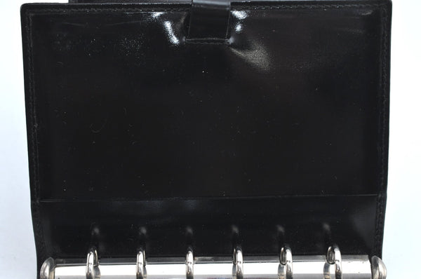 Authentic GUCCI Notebook Cover GG Nylon Leather Black K5173