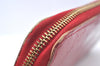 Authentic Louis Vuitton Vernis Zippy Wallet Long Purse Red M91981 LV K5175