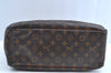 Authentic Louis Vuitton Monogram Deauville Hand Bag M47270 LV K5185