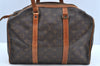 Authentic Louis Vuitton Monogram Sac Souple 35 Hand Boston Bag Old Model Junk K5187