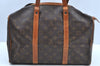 Authentic Louis Vuitton Monogram Sac Souple 35 Hand Boston Bag Old Model Junk K5187