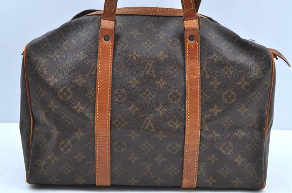 Authentic Louis Vuitton Monogram Sac Souple 35 Hand Boston Bag Old Model Junk K5187