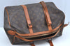 Authentic Louis Vuitton Monogram Sac Souple 35 Hand Boston Bag Old Model Junk K5187