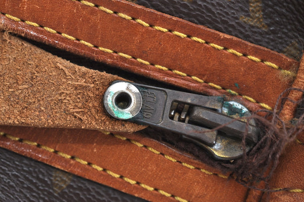 Authentic Louis Vuitton Monogram Sac Souple 35 Hand Boston Bag Old Model Junk K5187