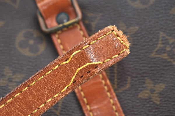 Authentic Louis Vuitton Monogram Sac Souple 35 Hand Boston Bag Old Model Junk K5187