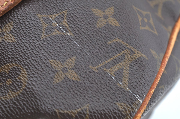 Authentic Louis Vuitton Monogram Sac Souple 35 Hand Boston Bag Old Model Junk K5187