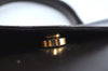 Authentic GUCCI Hand Bag Purse Leather Brown K5188
