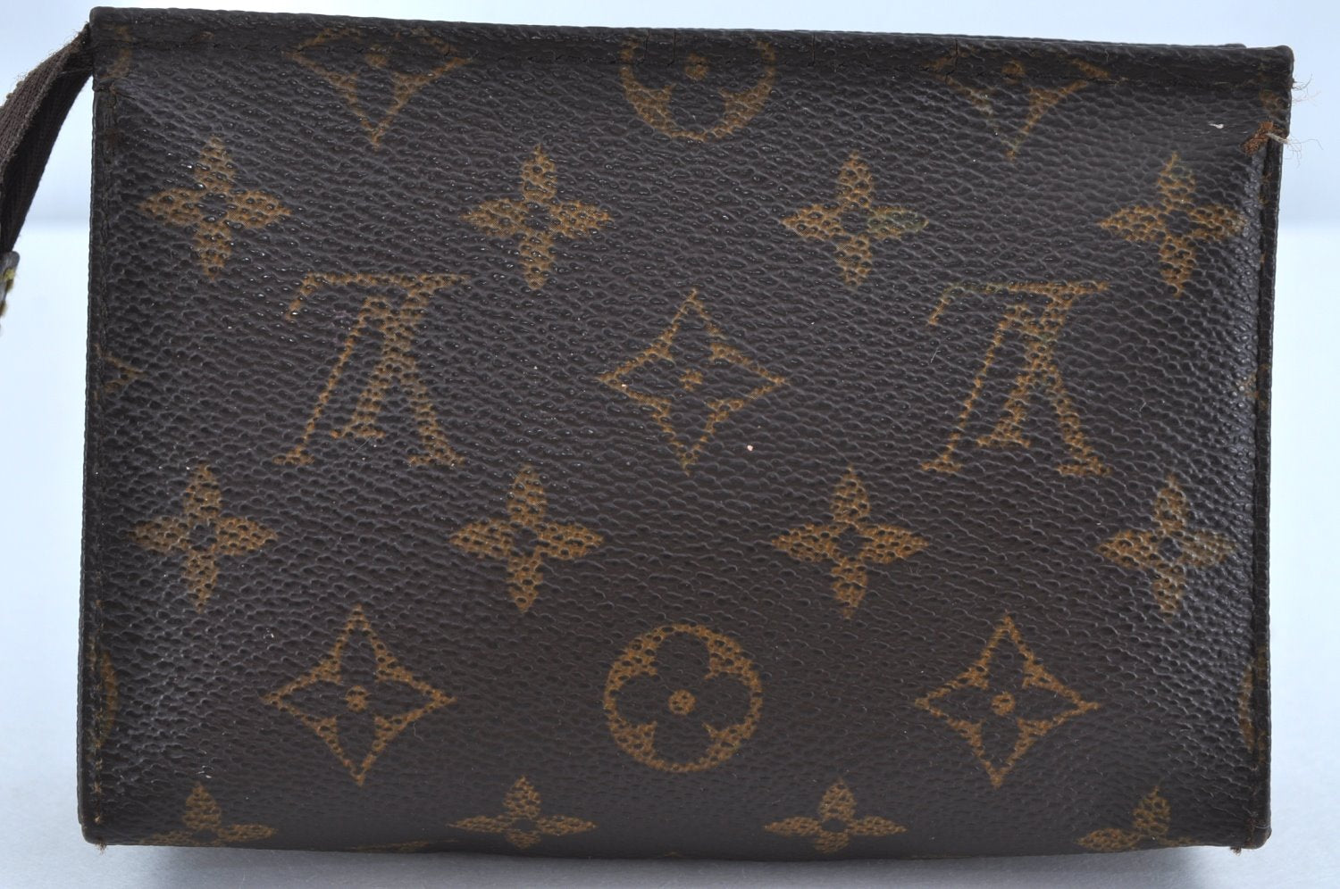 Auth Louis Vuitton Monogram Poche Toilette 15 M47546 Cosmetics Pouch Junk K5190