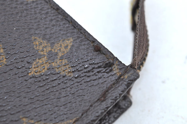 Auth Louis Vuitton Monogram Poche Toilette 15 M47546 Cosmetics Pouch Junk K5190