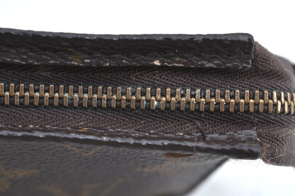 Auth Louis Vuitton Monogram Poche Toilette 15 M47546 Cosmetics Pouch Junk K5190