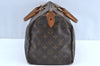 Authentic Louis Vuitton Monogram Speedy 30 Hand Bag Purse M41526 LV K5195