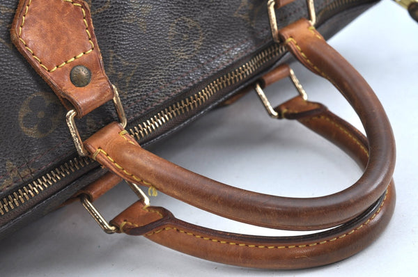 Authentic Louis Vuitton Monogram Speedy 30 Hand Bag Purse M41526 LV K5195