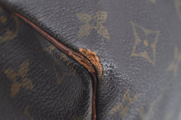 Authentic Louis Vuitton Monogram Speedy 30 Hand Bag Purse M41526 LV K5195