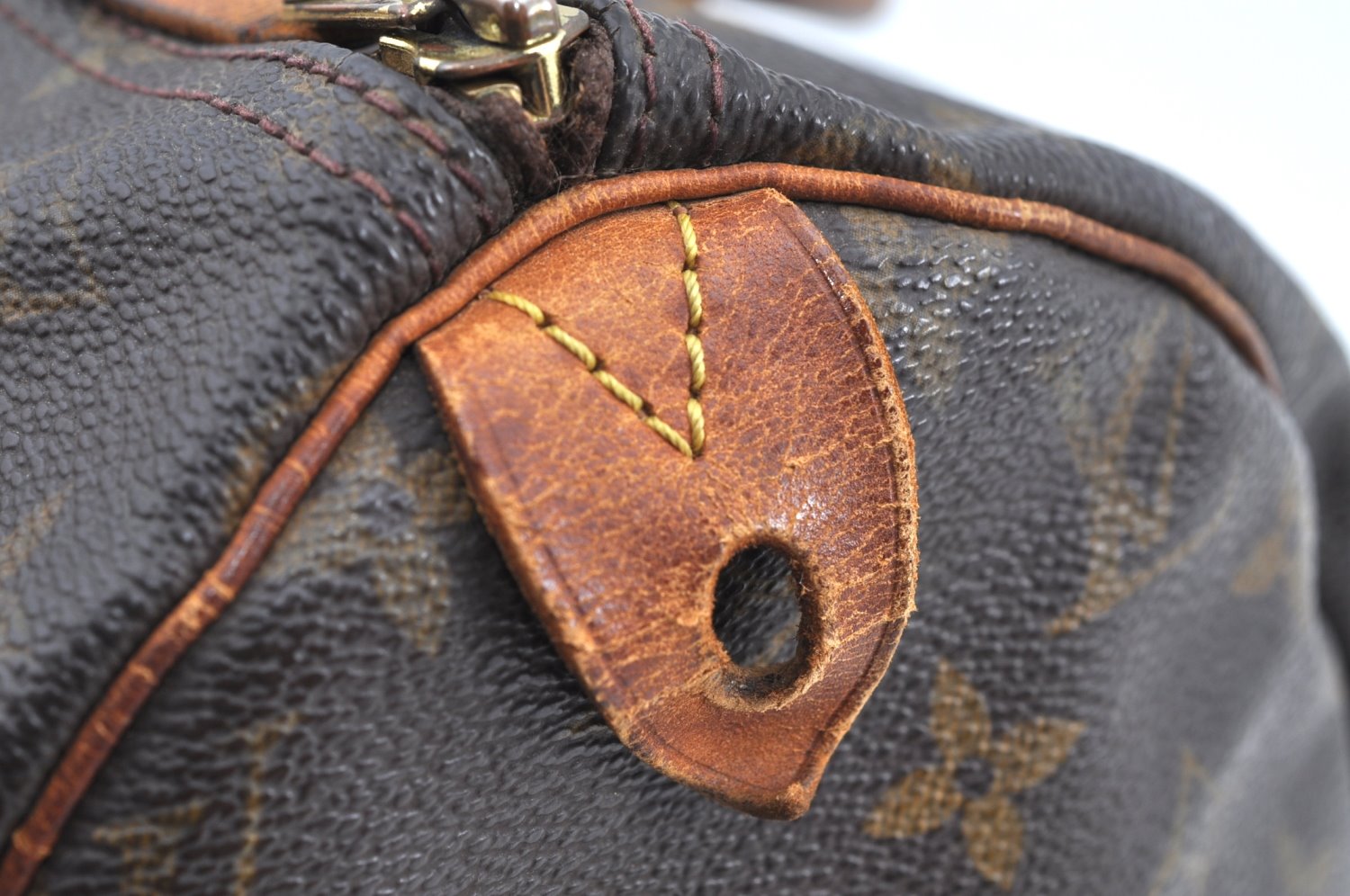 Authentic Louis Vuitton Monogram Speedy 30 Hand Bag Purse M41526 LV K5195